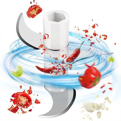 QuickDice Mini Electric Garlic Chopper 250ml