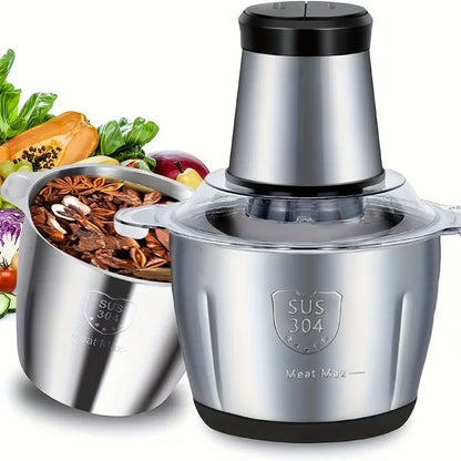 QuickDice™ Electric Meat Grinder 2L/3L – Stainless Steel Food Processor