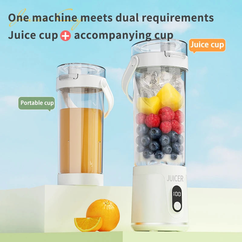 QuickDice 600ml Portable Smoothie Blender